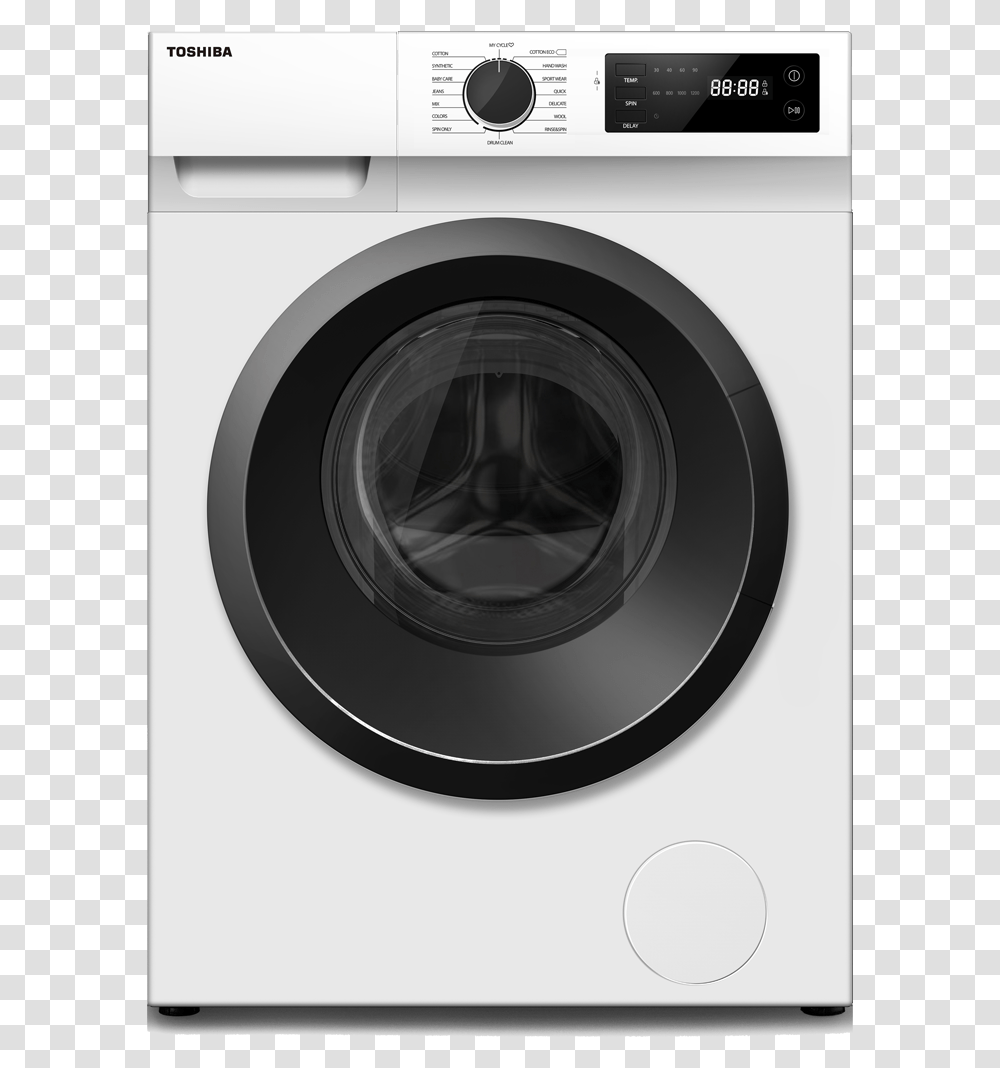 Toshiba Washing Machine, Washer, Appliance, Dryer Transparent Png