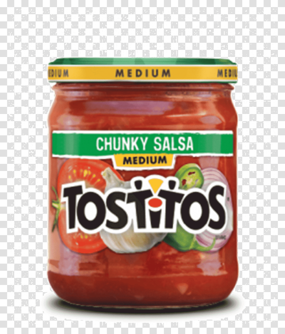 Tostitos Medium Chunky Salsa Dip Chocolate Spread, Ketchup, Food, Jar, Jam Transparent Png