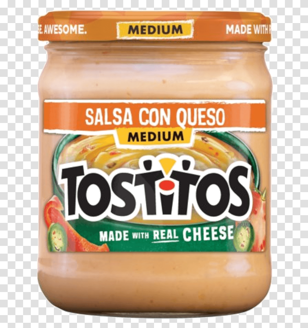 Tostitos Salsa Con Queso 15oz Queso In Jar, Food, Peanut Butter, Mayonnaise Transparent Png