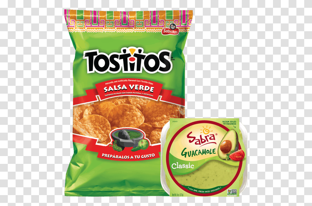 Tostitos Salsa Verde, Food, Snack, Bread, Cracker Transparent Png