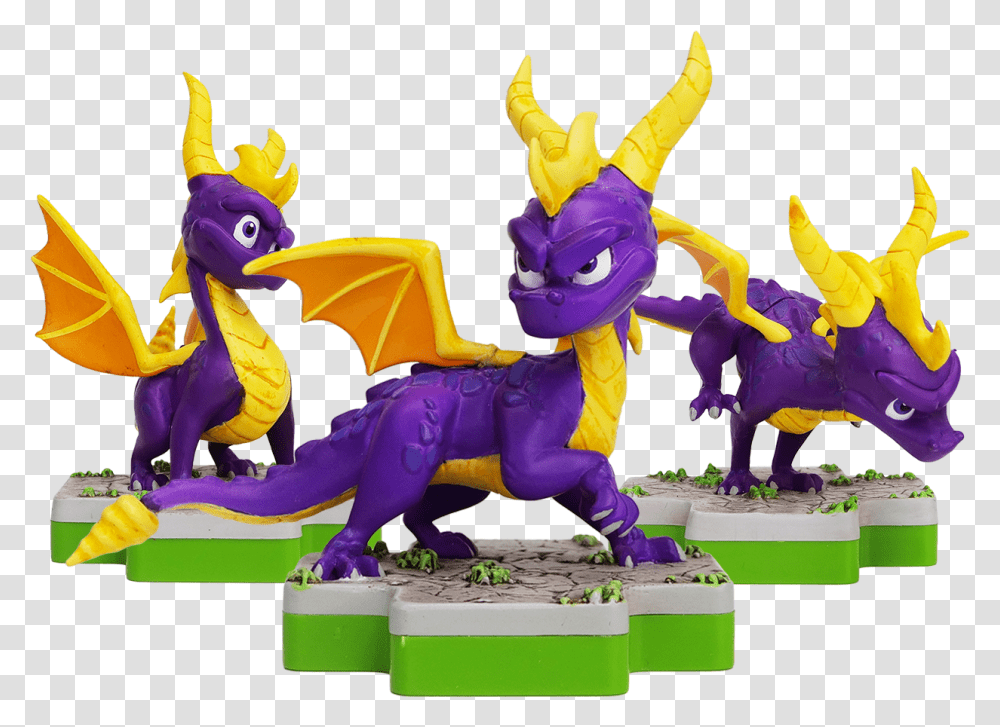 Totaku Totaku Spyro Trilogy Pack, Dragon, Toy, Figurine, Inflatable Transparent Png