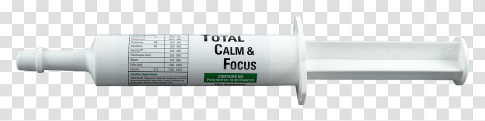 Total Calm Amp Focus Syringe Syringe, Word, Bottle, Label Transparent Png