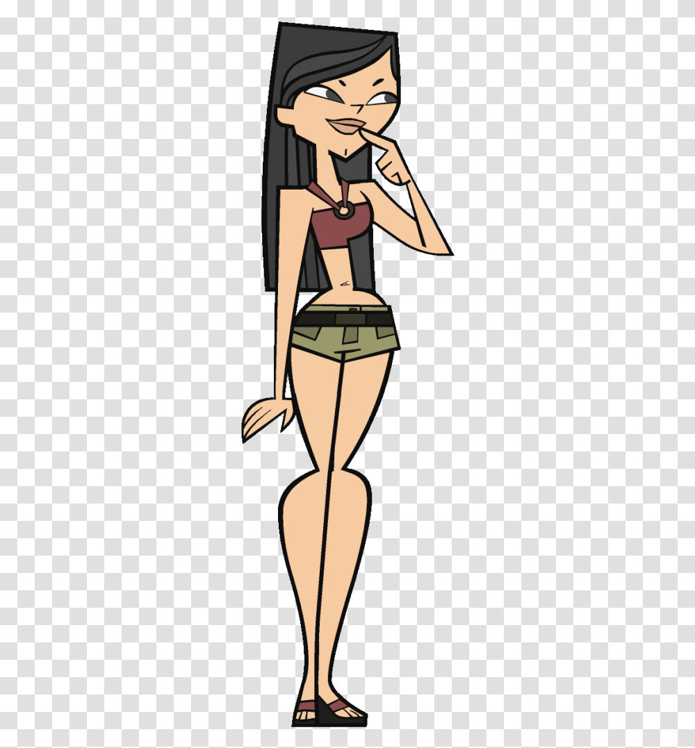 Total Drama Heather Thinking Cartoon Network Characters Girls, Boat, Vehicle, Transportation, Rowboat Transparent Png