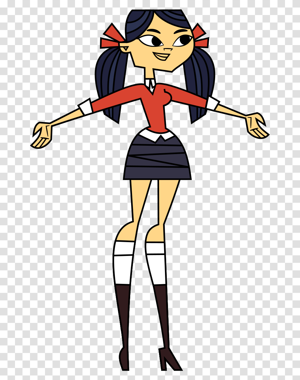 Total Drama Kitty Pose Download Total Drama Asian Characters, Performer, Magician, Book Transparent Png