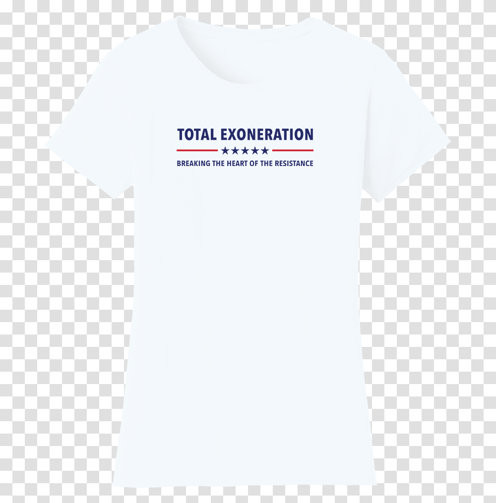 Total Exoneration Women's T Shirt Active Shirt, Apparel, T-Shirt, Word Transparent Png