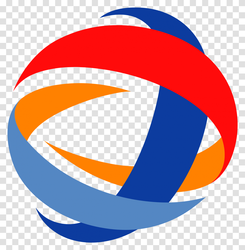 Total Logo Free Logos Blue Orange Red Circle Logo Name, Sphere, Graphics, Art, Goggles Transparent Png