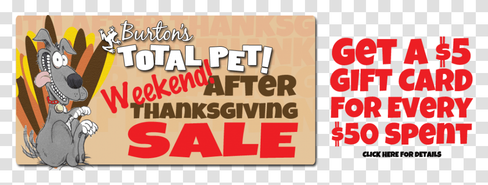 Total Pet After Thanksgiving Sale Poster, Label, Advertisement, Flyer Transparent Png