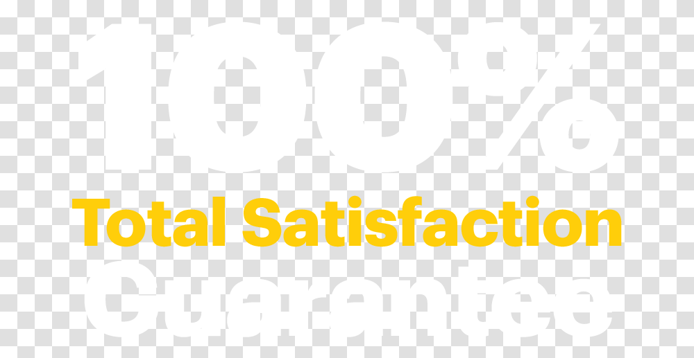 Total Satisfaction Guarantee, Number, Word Transparent Png