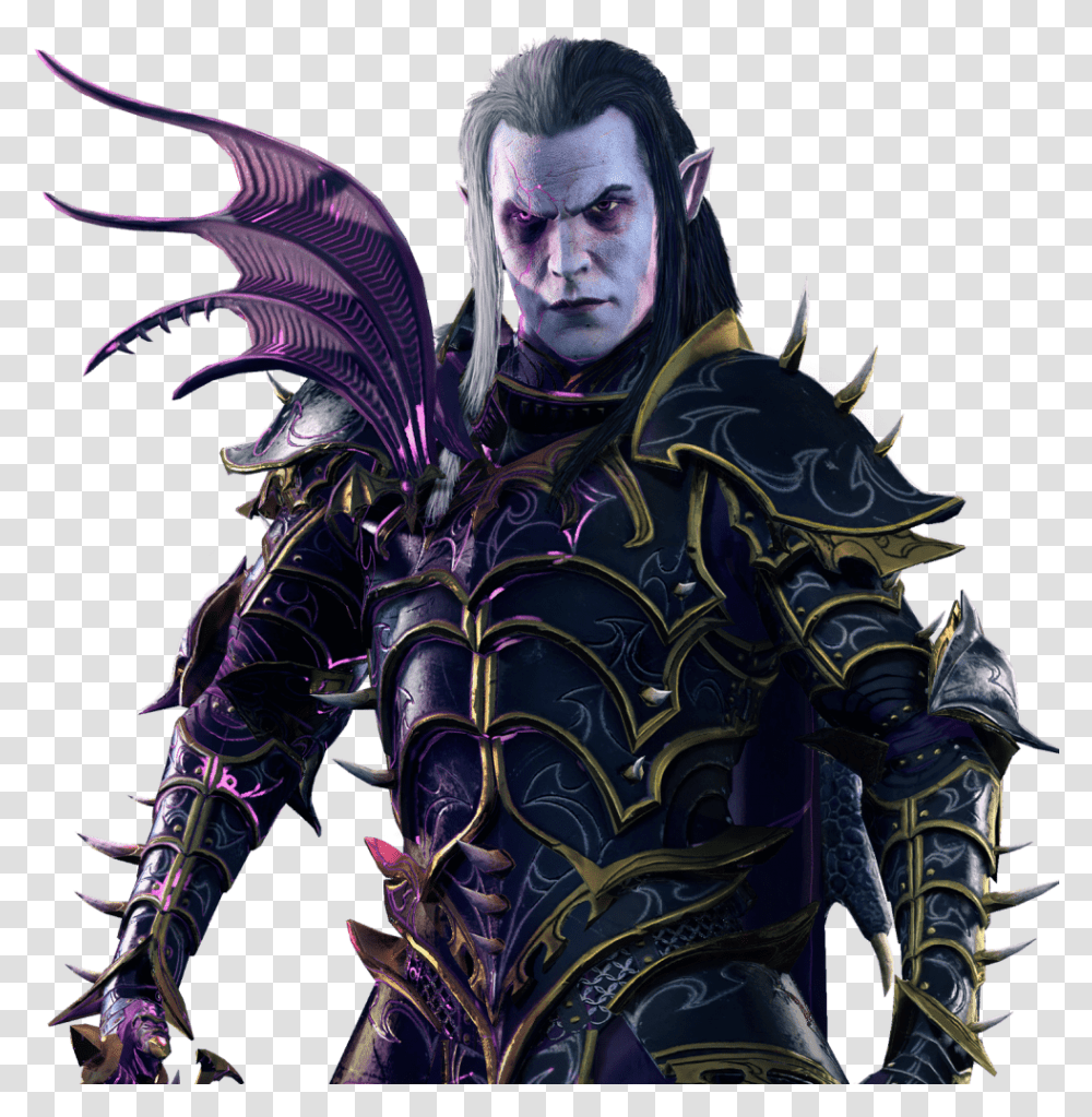 Total War Warhammer Malus Darkblade, Person, Human, Knight, Armor Transparent Png
