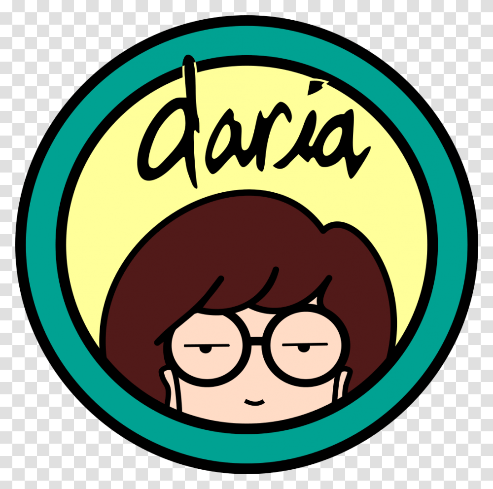 Totally Awesome 90s Daria Mtv, Label, Text, Poster, Advertisement Transparent Png