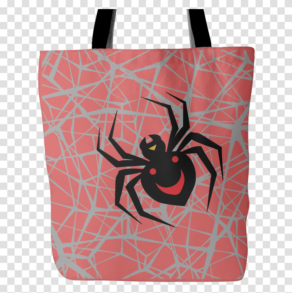 Tote Bag, Animal, Spider, Invertebrate, Arachnid Transparent Png