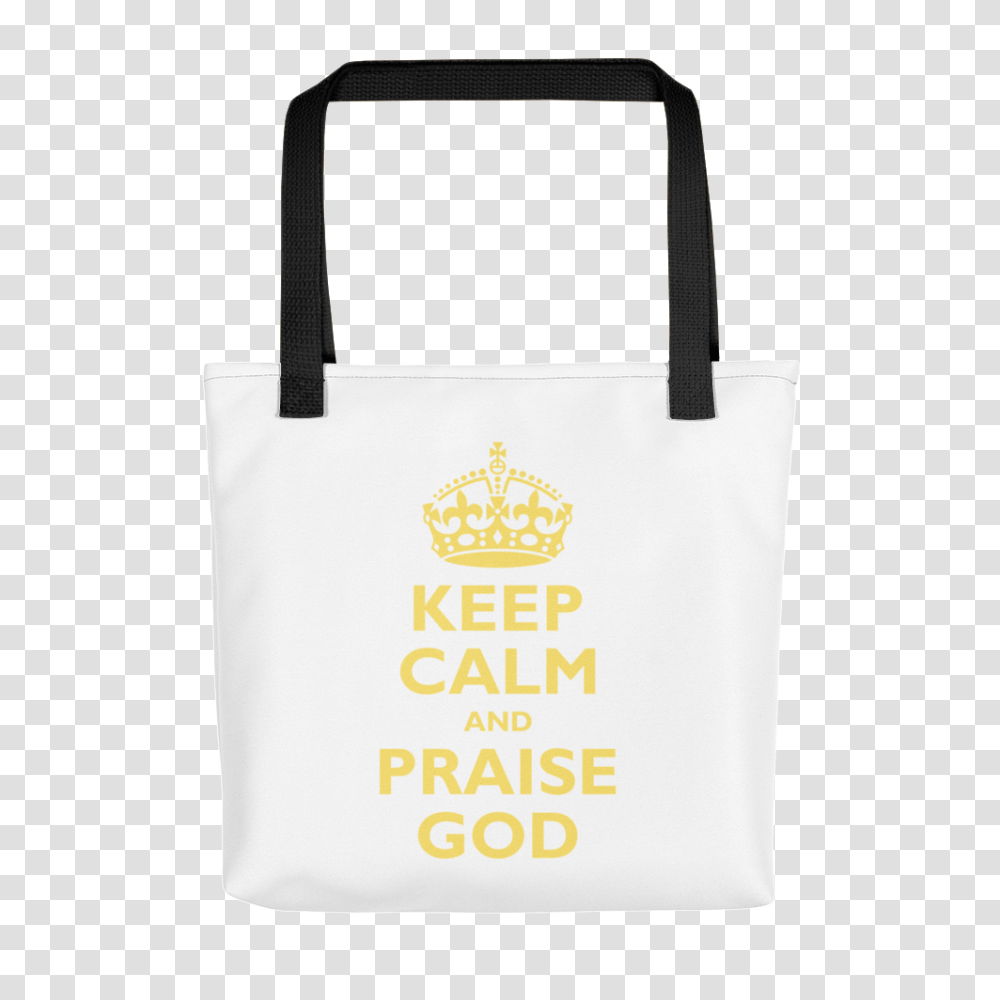 Tote Bag Keep Calm And Praise God Sozo House, First Aid, Shopping Bag, Handbag, Accessories Transparent Png