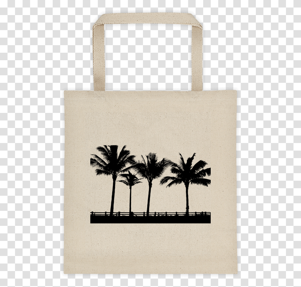 Tote Bag, Tree, Plant, Tropical, Palm Tree Transparent Png