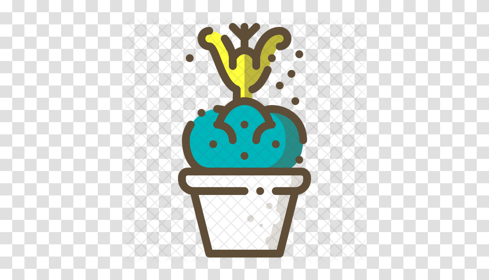 Totem Pole Cactus Icon Cactus, Cream, Dessert, Food, Creme Transparent Png