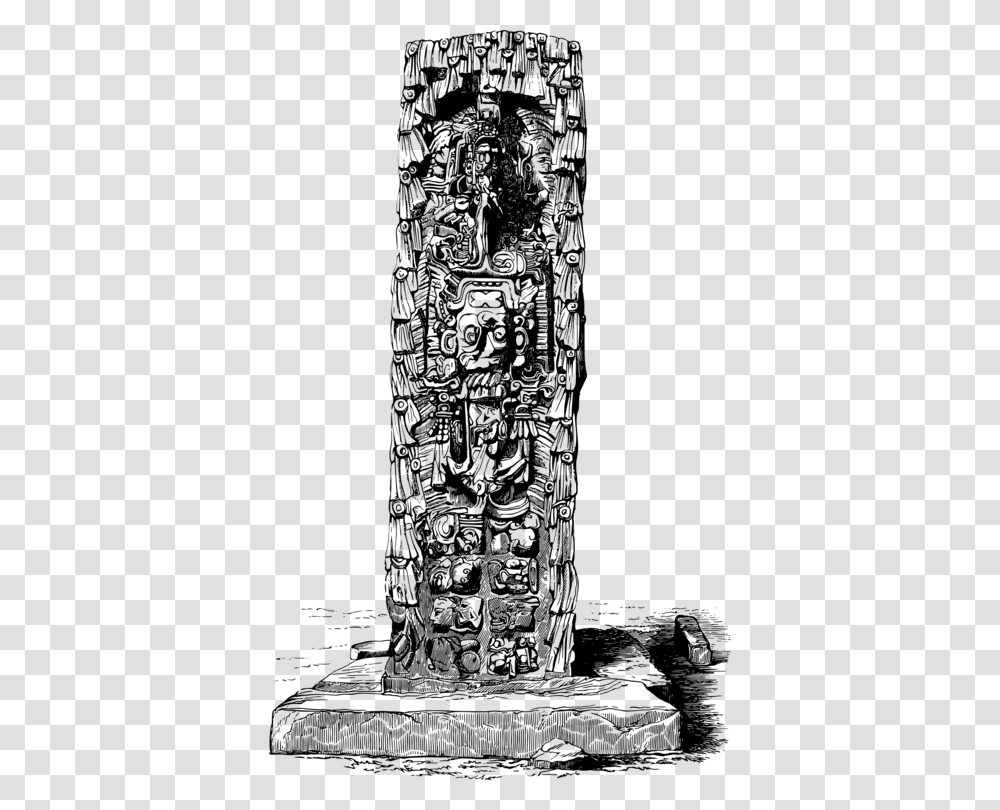 Totem Poles Clipart Monochrome, Gray, World Of Warcraft Transparent Png