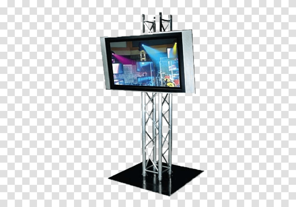 Totem Truss Stand Tv Mounting Stage Truss Tv Mount, Monitor, Screen, Electronics, Display Transparent Png
