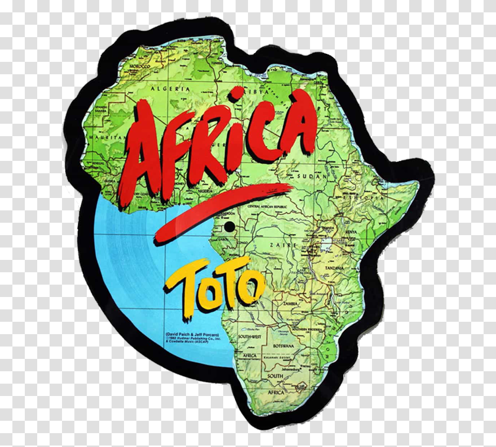 Toto Africa Download Africa Toto, Map, Diagram, Plot, Atlas Transparent Png