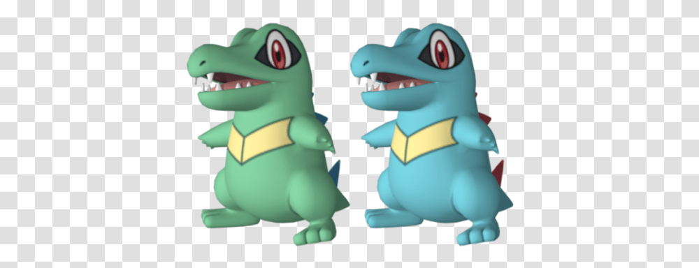 Totodile Pokemon Character Free 3d Cartoon, Toy, Figurine, Dragon, Super Mario Transparent Png