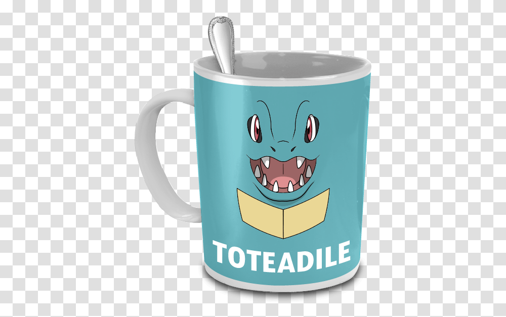 Totodile Pokemon Pun Tea Mug Pokemon Tea Mugs, Coffee Cup, Beverage, Drink, Teeth Transparent Png
