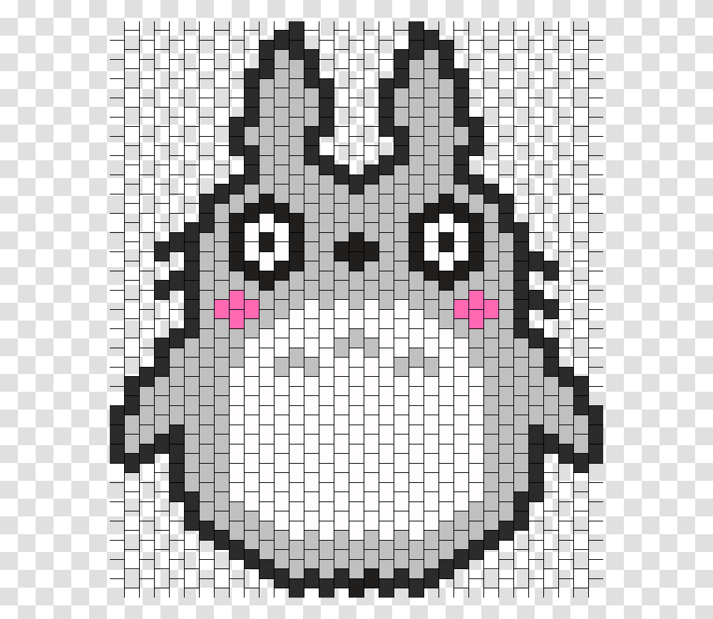 Totoro Bead Pattern, Cross, Head, Crystal Transparent Png