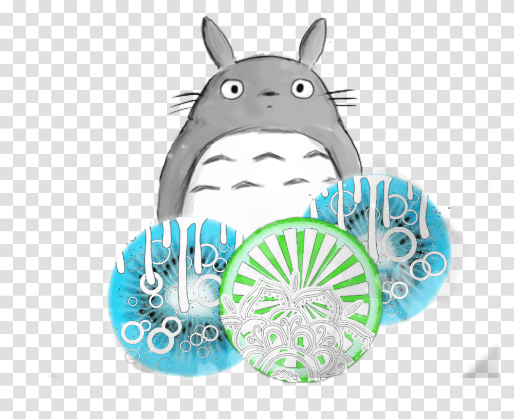 Totoro Edit Icon Overlay Ghibli Quote, Drawing, Snowman Transparent Png