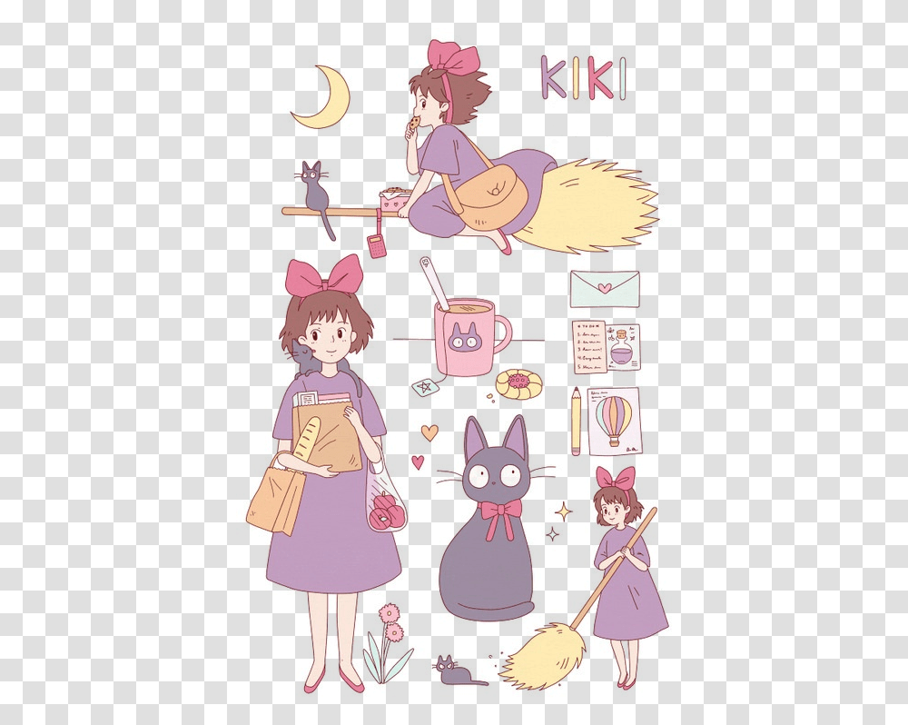 Totoro Icon Kiki's Delivery Service Reference, Person, Light Transparent Png