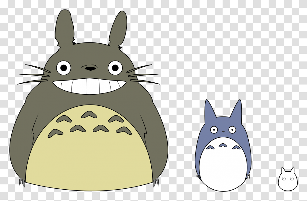 Totoro Illustration, Mammal, Animal, Rodent, Snowman Transparent Png
