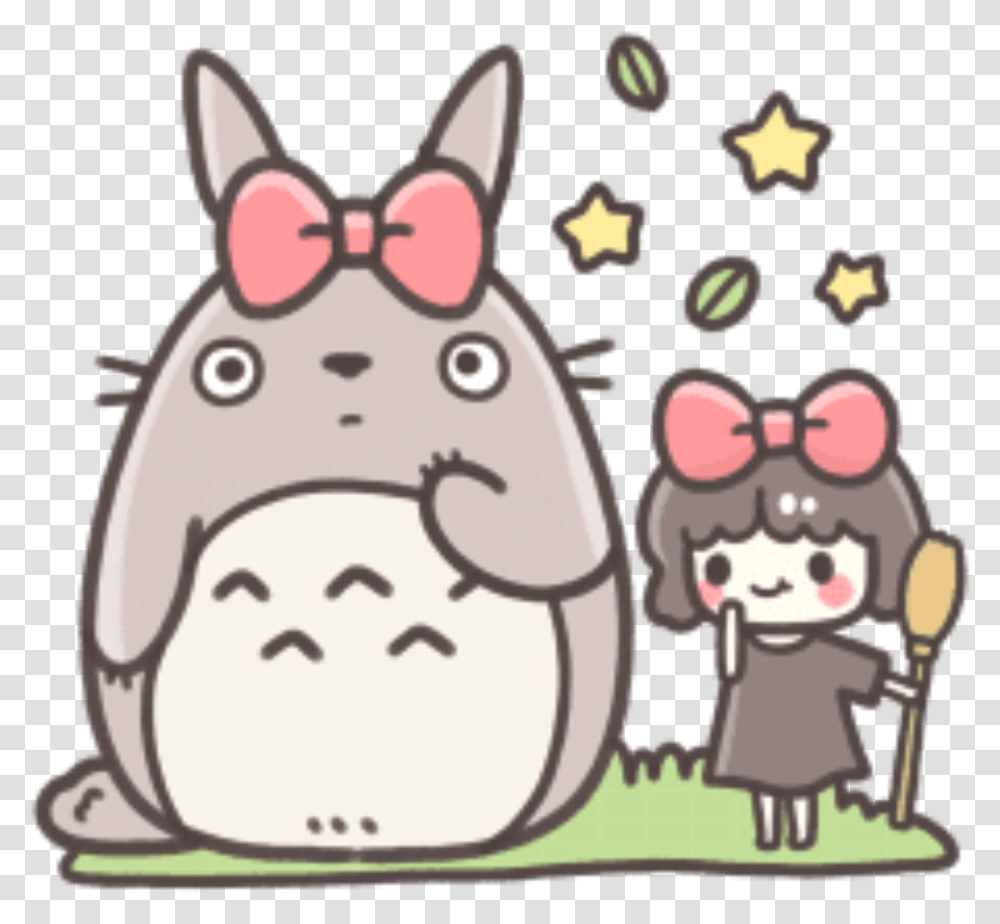 Totoro Myneighbortotoro My Neighbor Kiki Kikisdeliverys Studio Ghibli Totoro Kawaii, Snowman, Winter, Outdoors, Nature Transparent Png