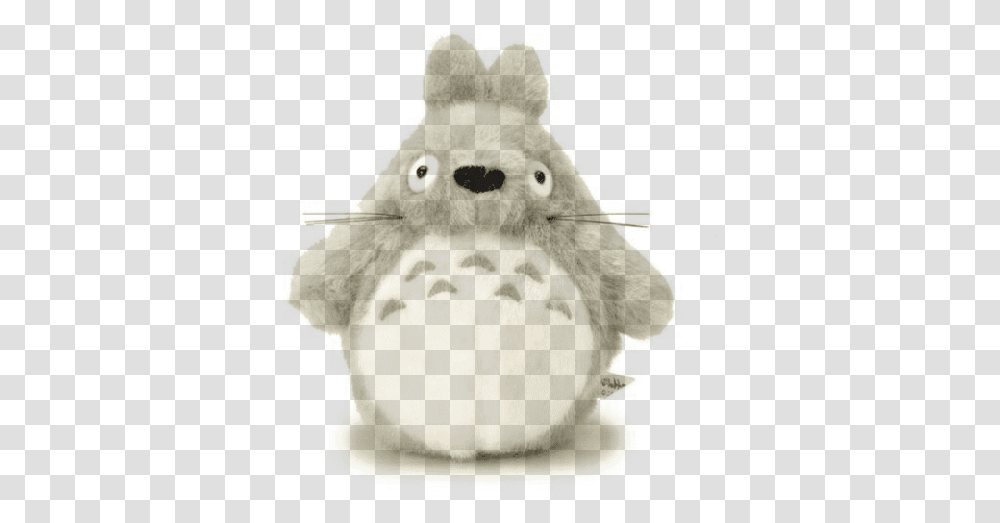 Totoro Plushie My Neighbor Totoro, Snowman, Outdoors, Nature, Animal Transparent Png
