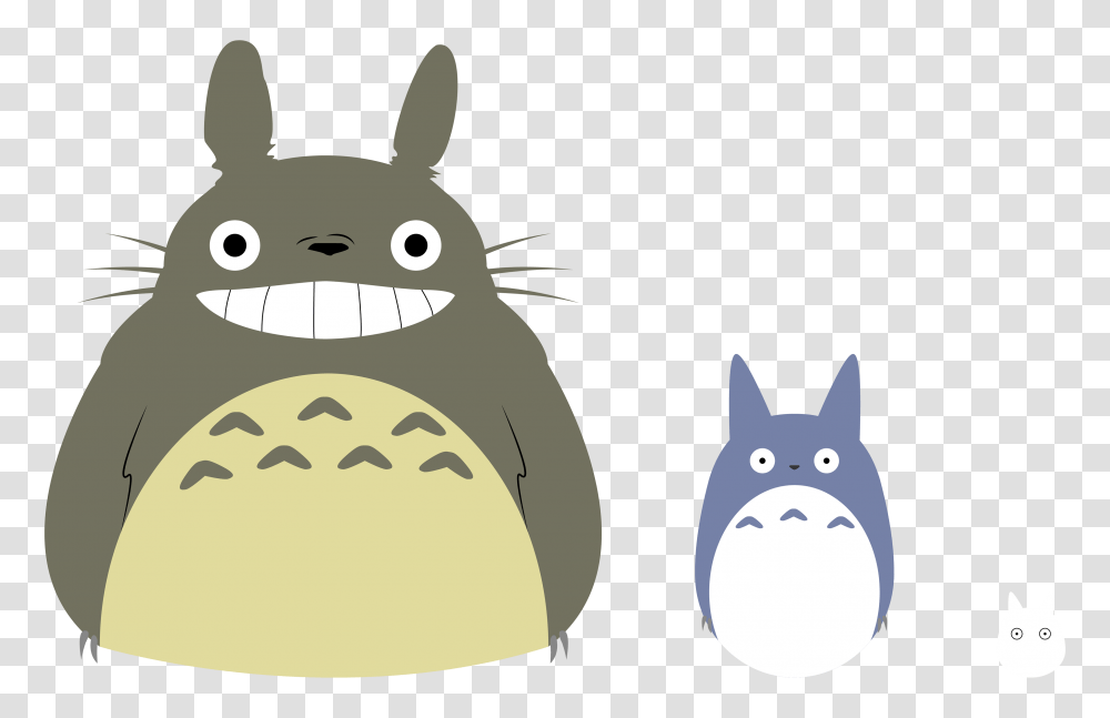 Totoro, Snowman, Winter, Outdoors, Nature Transparent Png