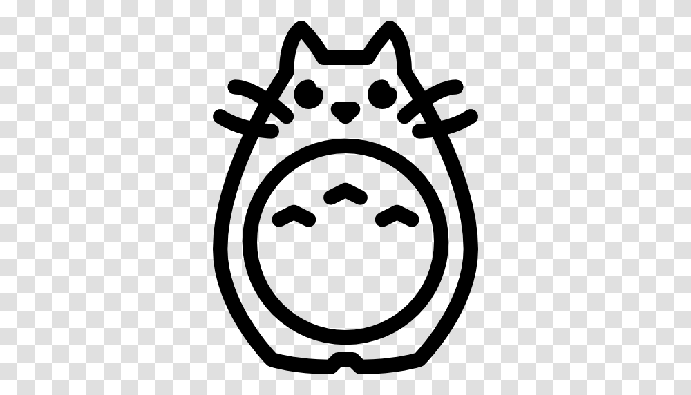 Totoro, Stencil, Grenade, Bomb, Weapon Transparent Png