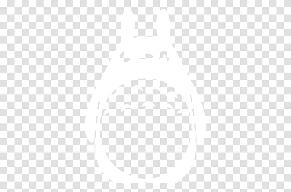 Totoro Totoro Black And White, Stencil, Snowman, Winter, Outdoors Transparent Png
