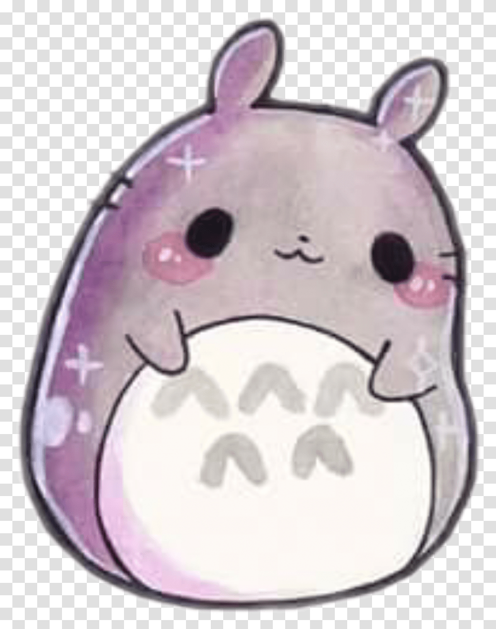 Totoroo So Cuteee Totoro Kawaii Cute Strangeanima Kawaii Cute Animal Drawings, Snowman, Nature, Label Transparent Png