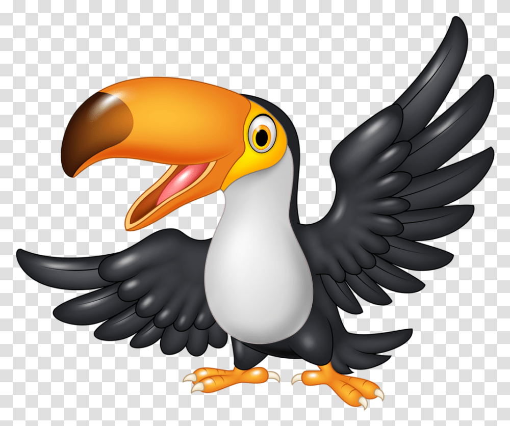 Toucan Clipart Zoo Cartoon Birds Download Full Toucan Cartoon, Beak, Animal, Dodo Transparent Png