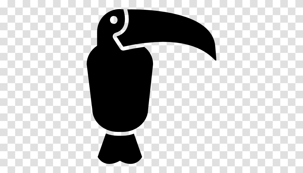 Toucan Icon, Axe, Label, Silhouette Transparent Png