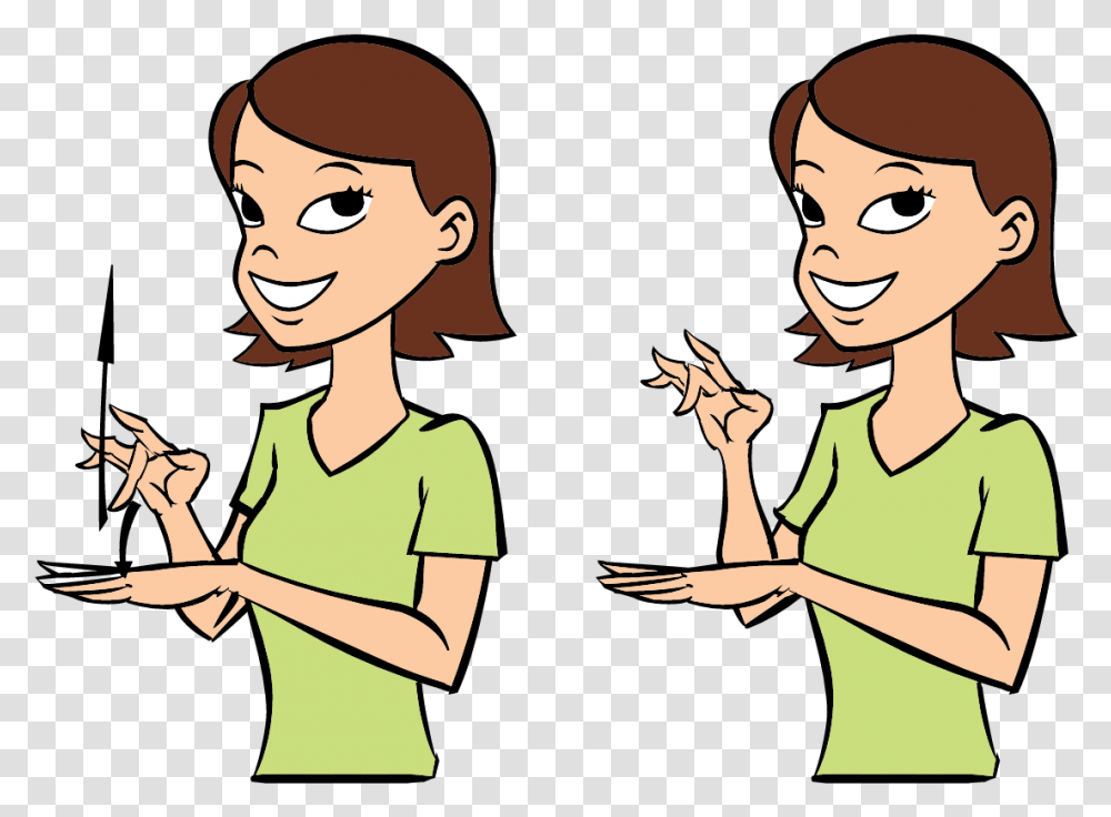 Touch Asl Sign For Red, Person, People, Hand, Female Transparent Png