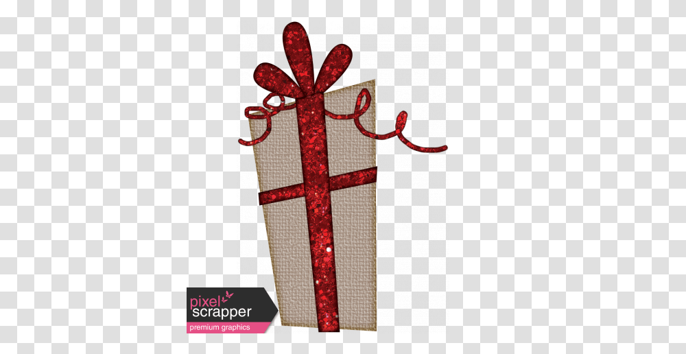 Touch Of Sparkle Christmas Gift Red Graphic, Rug, Armor, Cross Transparent Png