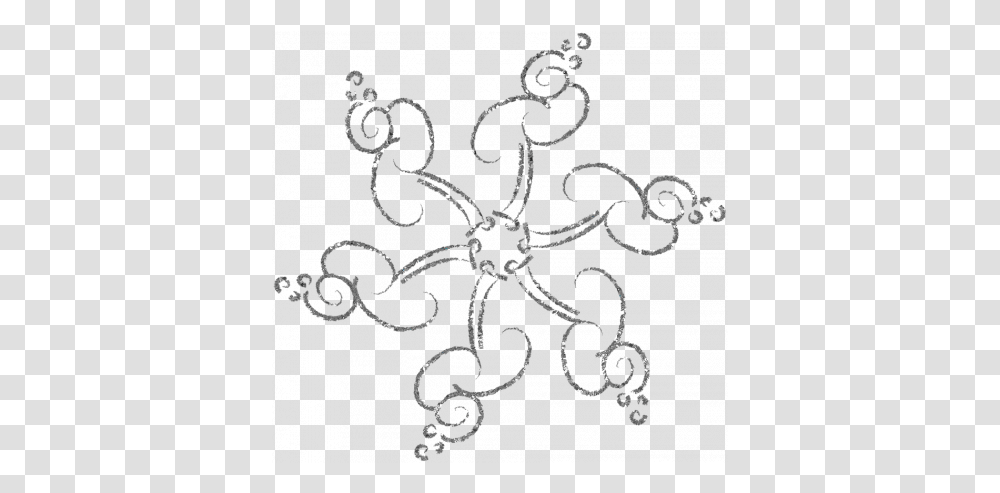 Touch Of Sparkle Christmas Snowflake Silver 02 Graphic By Line Art, Floral Design, Pattern, Graphics, Paisley Transparent Png