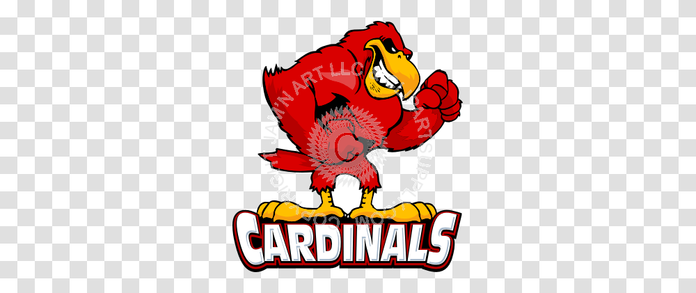Tough Cardinal Standing, Bird, Animal, Logo Transparent Png