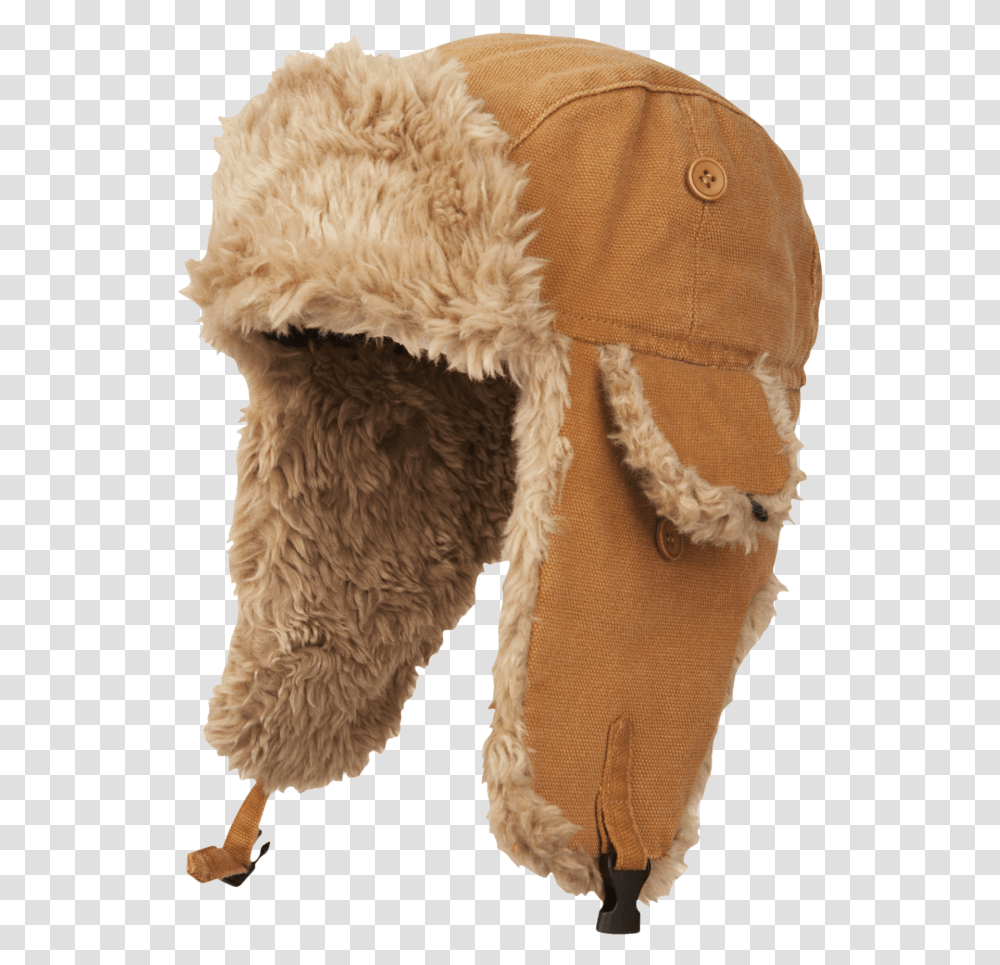 Tough Duck Aviator Hat Brown Detail Fur Clothing, Apparel, Pants, Heel, Footwear Transparent Png