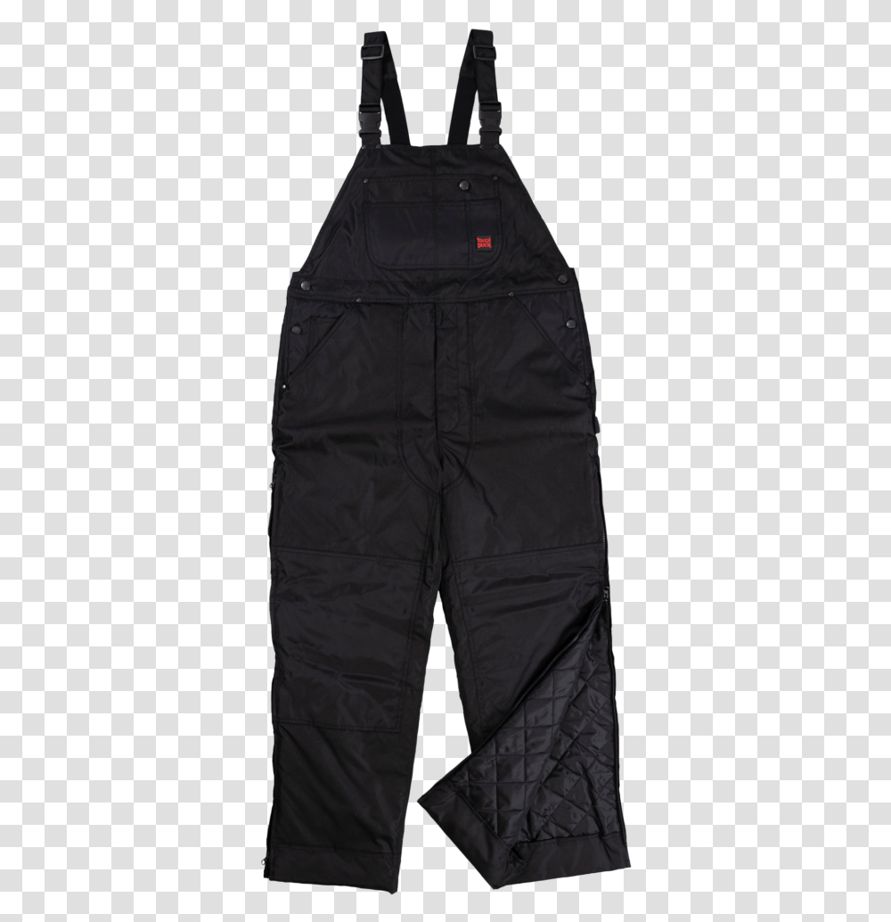 Tough Duck Mens Poly Oxford Lined Overalls Black Front Women Gray Bib Overalls, Shorts, Apparel, Pants Transparent Png