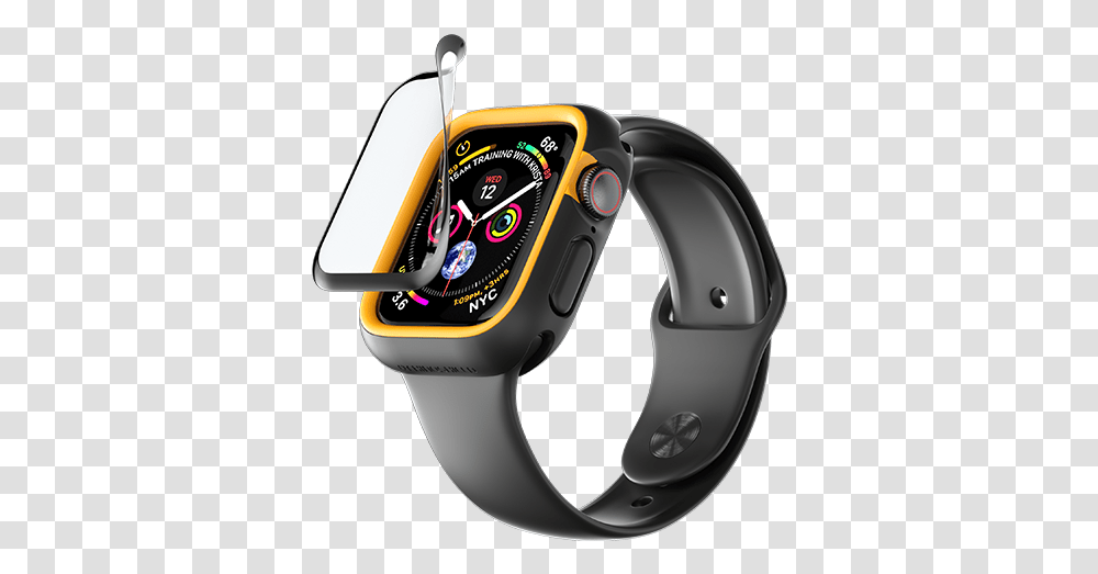 Tough Slim Customizable Apple Watch Watch Strap, Wristwatch, Helmet, Clothing, Apparel Transparent Png