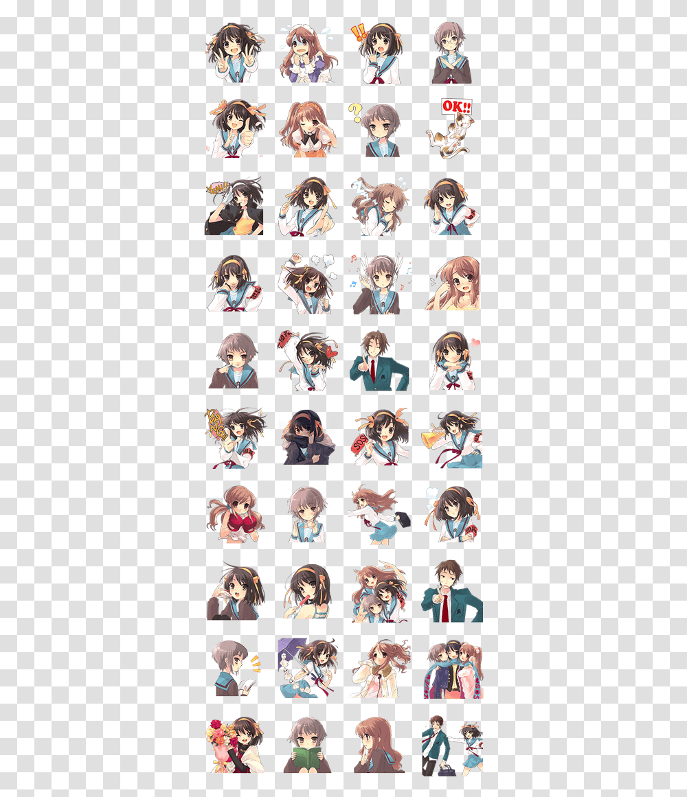 Touken Ranbu Hanamaru Sticker Line, Comics, Book, Manga, Person Transparent Png