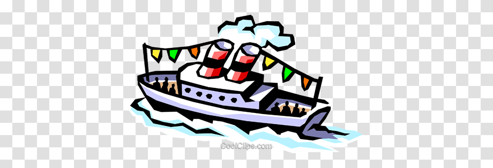 Tour Boat Royalty Free Vector Clip Art Illustration, Person, Vehicle, Transportation, Jet Ski Transparent Png