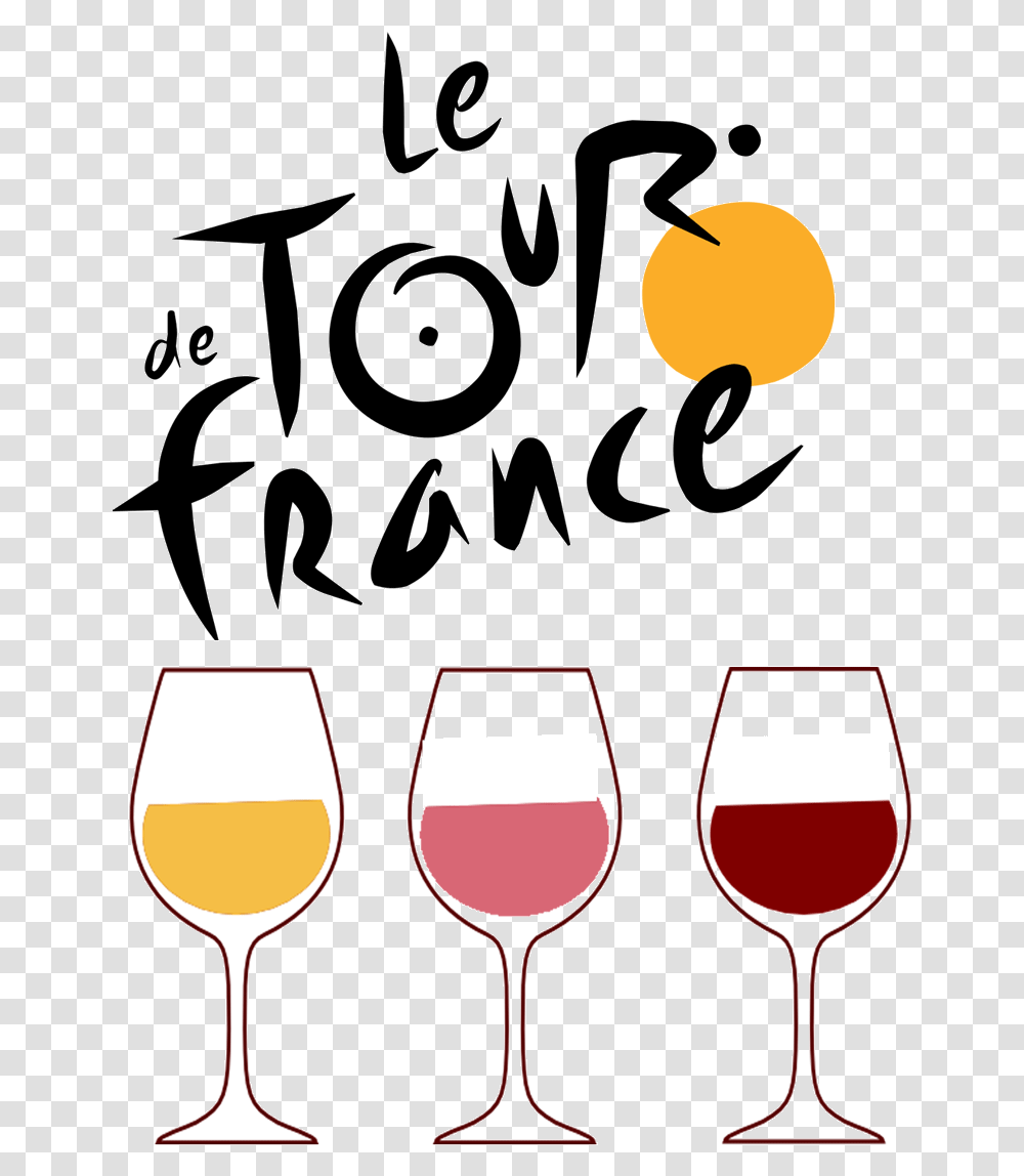 Tour De France, Logo, Glass, Wine, Alcohol Transparent Png