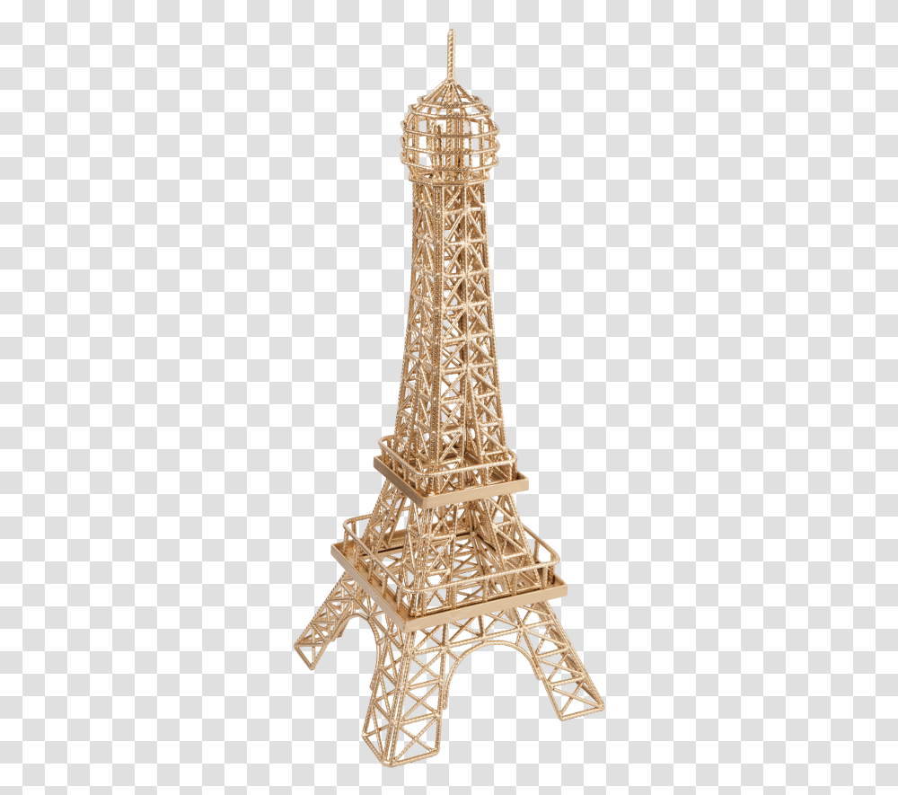 Tour Eiffel En Or, Architecture, Building, Monument, Tower Transparent Png