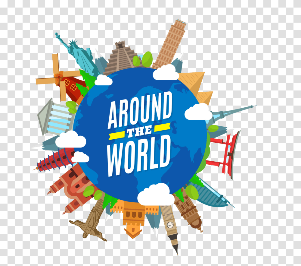 Tour Travel Images Travel Around The World Clipart, Outdoors, Nature, Pinata Transparent Png