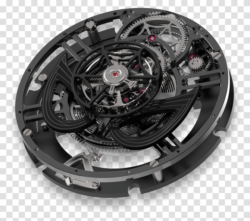 Tourbillon Arraw Spider Man Rj, Spoke, Machine, Wheel, Wristwatch Transparent Png