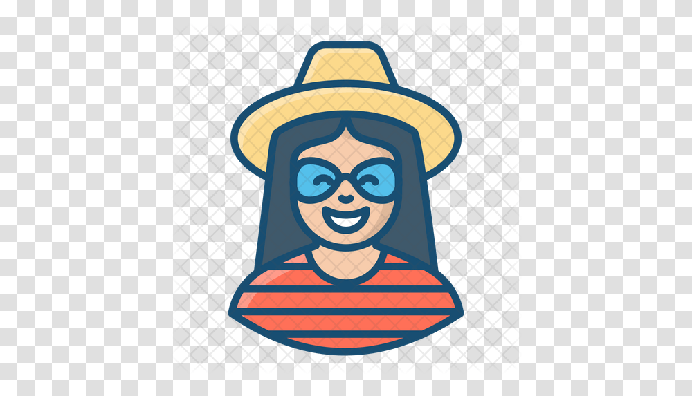 Tourist Icon Happy, Clothing, Apparel, Logo, Symbol Transparent Png