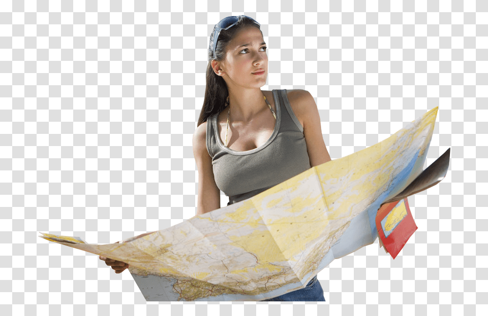 Tourist Traveling Woman, Person, Female, Dance Pose Transparent Png